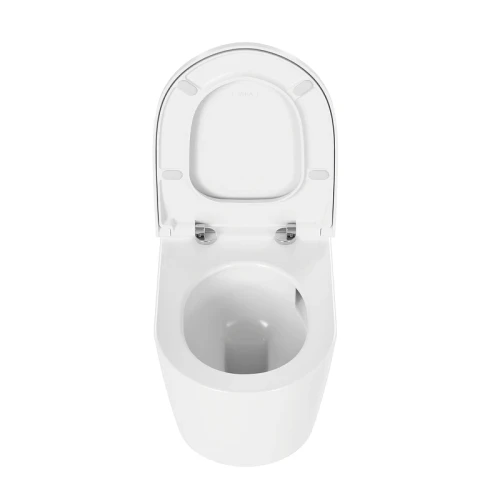Унитаз подвесной Vitra Metropole Round QuantumFlush 7910B003-6429 цвет Белый с сиденьем Микролифт