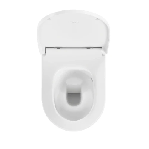 Унитаз подвесной Vitra Metropole Round QuantumFlush 7910B003-6429 цвет Белый с сиденьем Микролифт