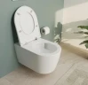 Унитаз подвесной Vitra Metropole Round QuantumFlush 7910B003-6429 цвет Белый с сиденьем Микролифт