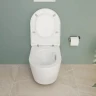 Унитаз подвесной Vitra Metropole Round QuantumFlush 7910B003-6429 цвет Белый с сиденьем Микролифт