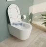 Унитаз подвесной Vitra Metropole Round QuantumFlush 7910B003-6429 цвет Белый с сиденьем Микролифт