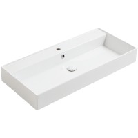 Раковина Simas 101 AG101 bi*1 Белая фаянс подвесная, накладная