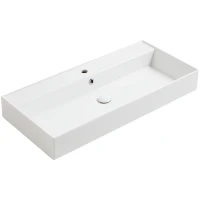 Раковина Simas 101 AG101 bi*1 Белая фаянс подвесная, накладная