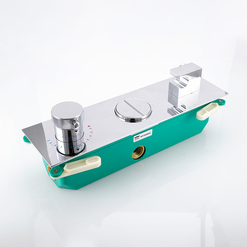 Смеситель для душа Vincea VSCV-422TCH с термостатом Хром латунь встраиваемый