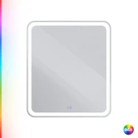 Зеркало Cezares Multicolore 70 CZR-SPC-MC-700-800-RGB-TCH с подсветкой с сенсорным выключателем и функцией памяти стекло