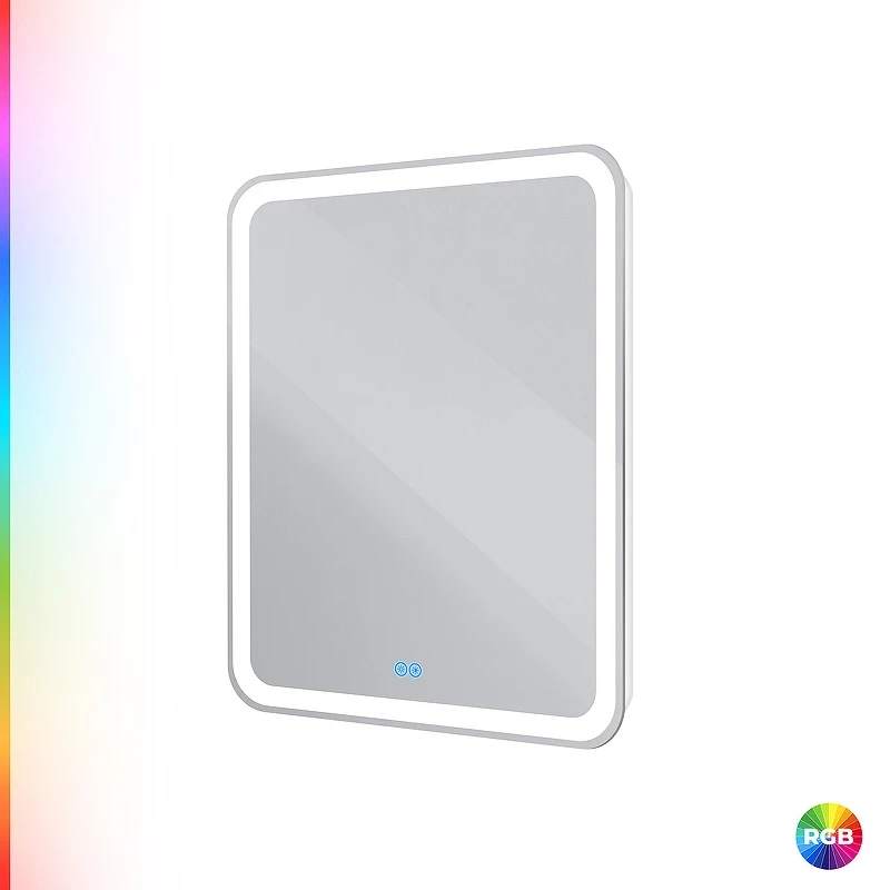 Зеркало Cezares Multicolore 70 CZR-SPC-MC-700-800-RGB-TCH с подсветкой с сенсорным выключателем и функцией памяти стекло