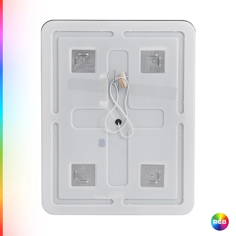 Зеркало Cezares Multicolore 70 CZR-SPC-MC-700-800-RGB-TCH с подсветкой с сенсорным выключателем и функцией памяти стекло