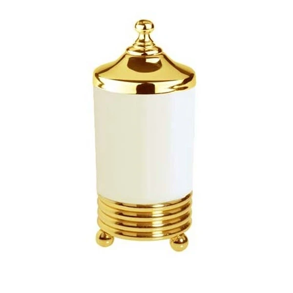 Стакан для ватных дисков Boheme Hermitage 10364 Золото