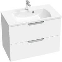 Тумба под раковину Ravak SD Classic II 80 X000001481 подвесная Белая Серая МДФ / ЛДСП