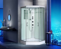 Душевая кабина WeltWasser WW500 Nesse 904 90x90 10000003284 профиль Хром стекло прозрачное