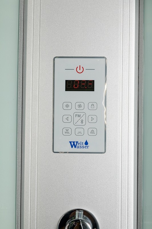 Душевая кабина WeltWasser WW500 Nesse 904 90x90 10000003284 профиль Хром стекло прозрачное