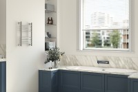 Водяной полотенцесушитель Сунержа Богема+ прямая 500х400 31-0220-5040 Черный матовый нержавеющая сталь