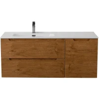 Тумба под раковину BelBagno Etna 100 L ETNA-1000-2C-1A-SO-RN-L подвесная Rovere Nature МДФ / ЛДСП