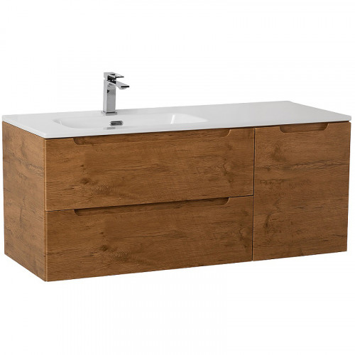 Тумба под раковину BelBagno Etna 100 L ETNA-1000-2C-1A-SO-RN-L подвесная Rovere Nature МДФ / ЛДСП