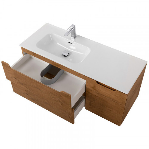 Тумба под раковину BelBagno Etna 100 L ETNA-1000-2C-1A-SO-RN-L подвесная Rovere Nature МДФ / ЛДСП