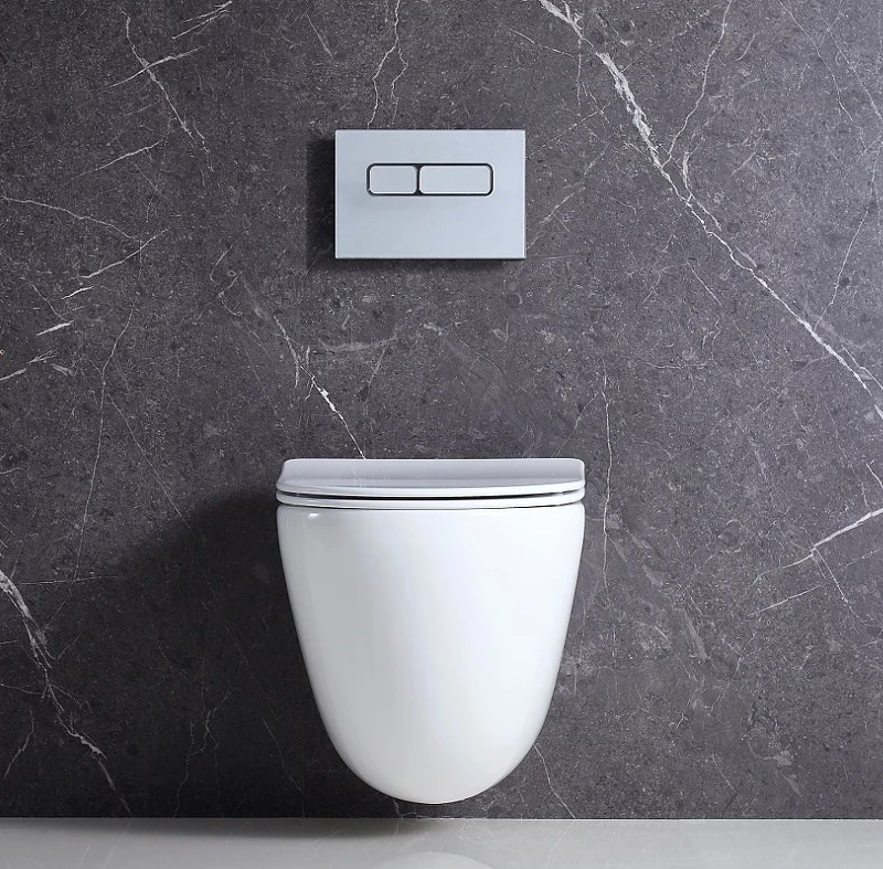 Комплект унитаза BelBagno Amanda BB051CHR+BB051SC с инсталляцией WellWant Standart 50 WWISI1110B с сиденьем Микролифт и клавишей смыва Хром глянцевый фаянс подвесной
