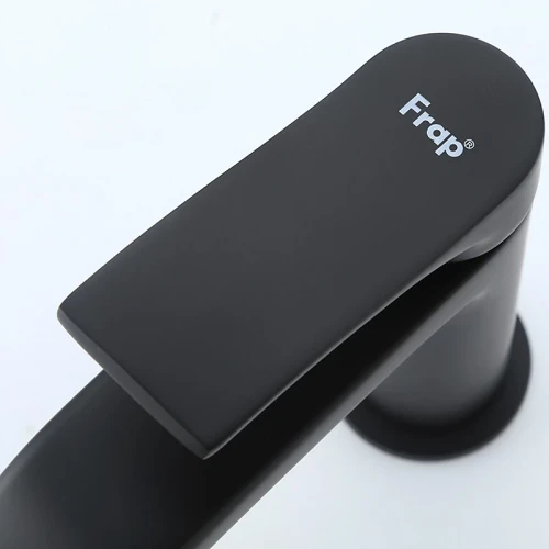 Смеситель для раковины Frap F1075-6 цвет Черный матовый
