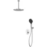 Душевая система Whitecross Y brushed nickel YSET12TOPNIB Брашированный никель латунь встраиваемый