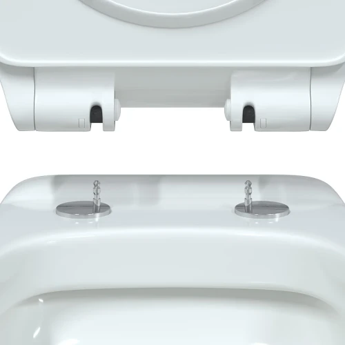 Унитаз Berges Albit S Rimless 082147 подвесной с сиденьем Микролифт фарфор подвесной