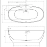 Акриловая ванна Abber 170x80 AB9323 без гидромассажа