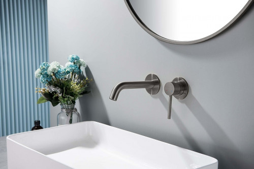 Смеситель для раковины Aquatek Европа AQ1313BGM цвет Оружейная сталь