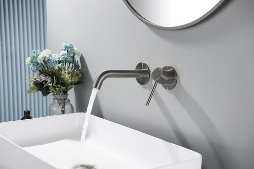 Смеситель для раковины Aquatek Европа AQ1313BGM цвет Оружейная сталь