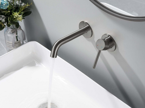 Смеситель для раковины Aquatek Европа AQ1313BGM цвет Оружейная сталь