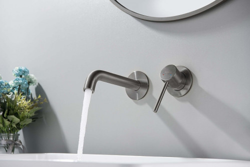 Смеситель для раковины Aquatek Европа AQ1313BGM цвет Оружейная сталь