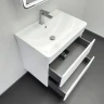 Тумба с раковиной Comforty Енисей 70П2 00-00021338 подвесная цвет Белый глянцевый