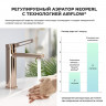 Смеситель для раковины Wellsee ONCE! and forever 182404000 цвет Розовое золото