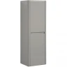 Шкаф пенал Black&White Universe U915 45 915.SC подвесной Glossy light grey МДФ / ЛДСП