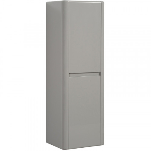 Шкаф пенал Black&amp;White Universe U915 45 915.SC подвесной Glossy light grey МДФ / ЛДСП