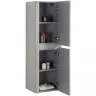 Шкаф пенал Black&White Universe U915 45 915.SC подвесной Glossy light grey МДФ / ЛДСП