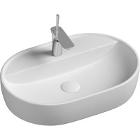 Раковина Ceramicanova Element 60 CN6035 Белая фарфор накладная