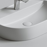 Раковина Ceramicanova Element 60 CN6035 Белая фарфор накладная