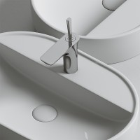 Раковина Ceramicanova Element 60 CN6035 Белая фарфор накладная