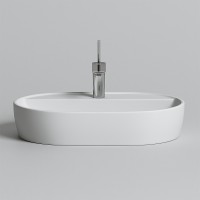 Раковина Ceramicanova Element 60 CN6035 Белая фарфор накладная