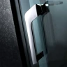 Душевая кабина Orans 100x100 L 89101lb с баней профиль Черный задние стенки Черные
