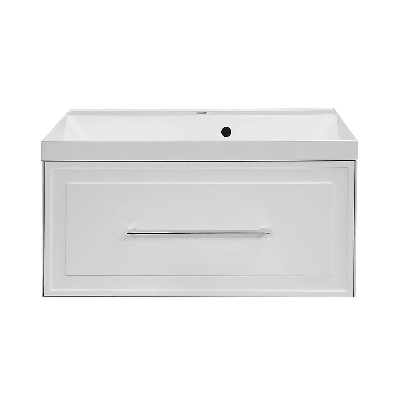 Тумба с раковиной Azario Беллони 80 CS00098080 подвесная цвет Белый матовый