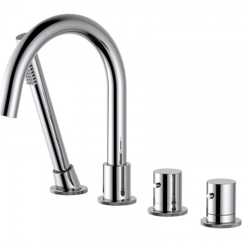 Смеситель на борт ванны Timo Saona 2330/00Y с термостатом Хром латунь