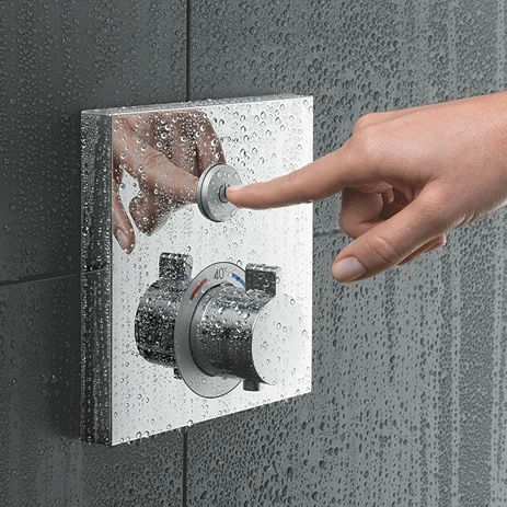 Смеситель для душа Hansgrohe ShowerSelect 15762000 с термостатом Хром латунь встраиваемый