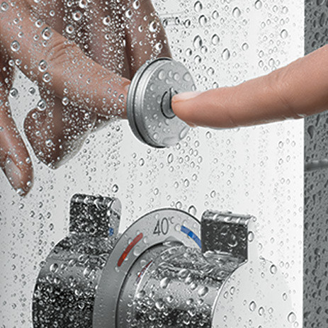 Смеситель для душа Hansgrohe ShowerSelect 15762000 с термостатом Хром латунь встраиваемый