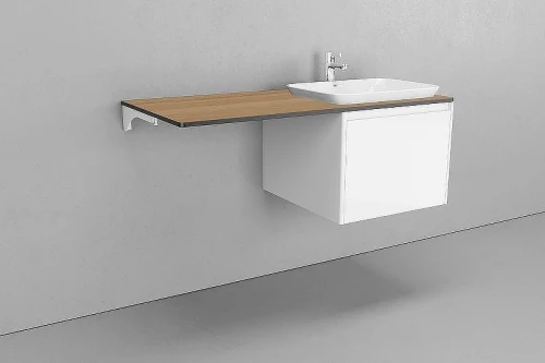 Столешница под раковину Velvex Klaufs 120 R StKLA.120.60.TP.MH-217.617 Черная Шатане