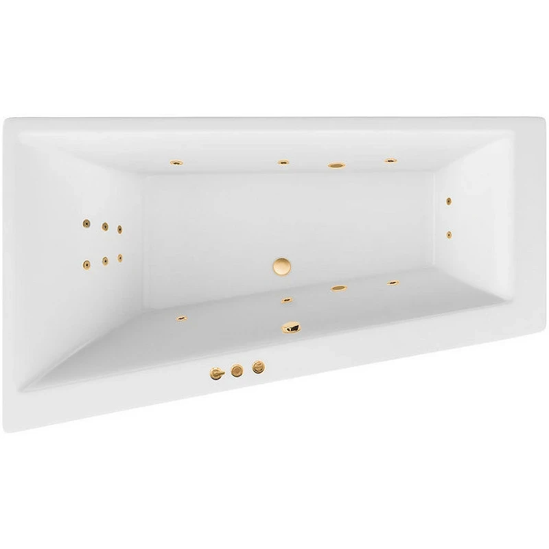 Акриловая ванна Excellent Sfera 170x100 L WAEX.SFL17.SMART.GL с гидромассажем
