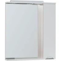 Зеркало со шкафом Aquanet Гретта 75 173986 с подсветкой R Дуб светлый МДФ / ЛДСП, стекло