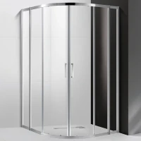 Душевой уголок Cezares Molveno R-22 130х130 MOLVENO-R-22-100+30-C-Cr-IV профиль Хром стекло прозрачное