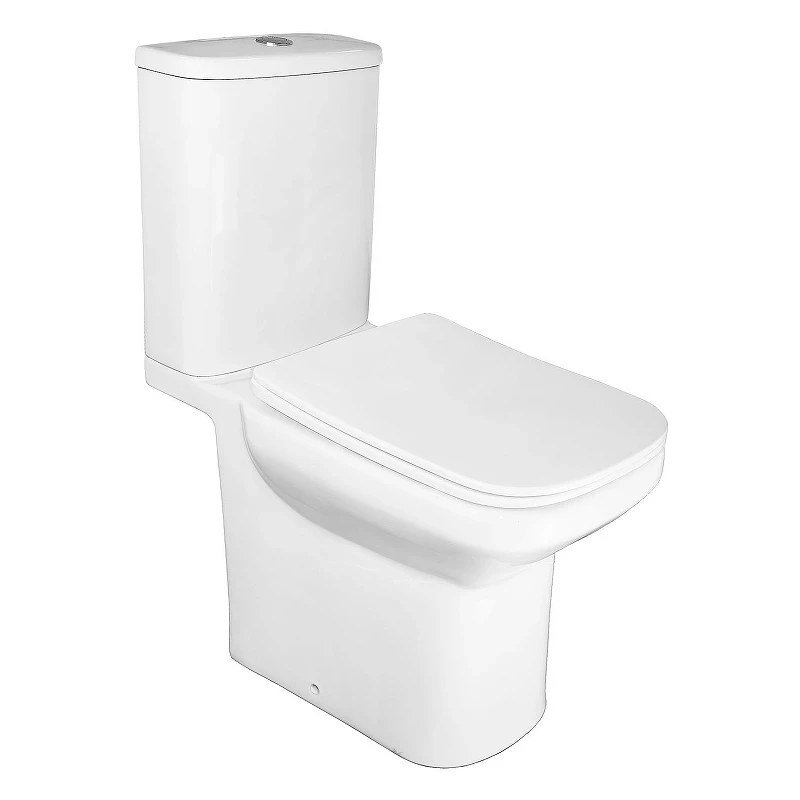 Унитаз компакт Azario Wandy AZ-56D цвет Белый с бачком и сиденьем Микролифт