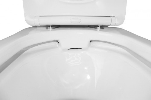 Унитаз компакт Azario Wandy AZ-56D цвет Белый с бачком и сиденьем Микролифт