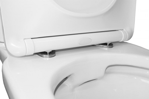 Унитаз компакт Azario Wandy AZ-56D цвет Белый с бачком и сиденьем Микролифт