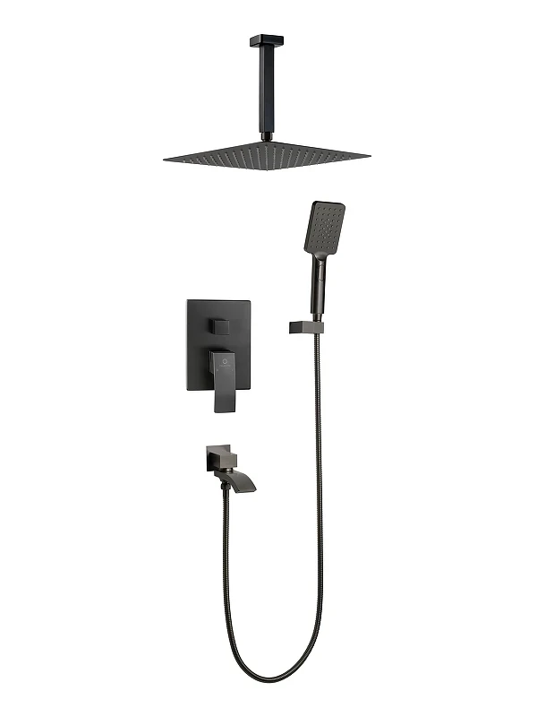 Душевая система FILARETE Waterfall FL1012BG цвет Графит